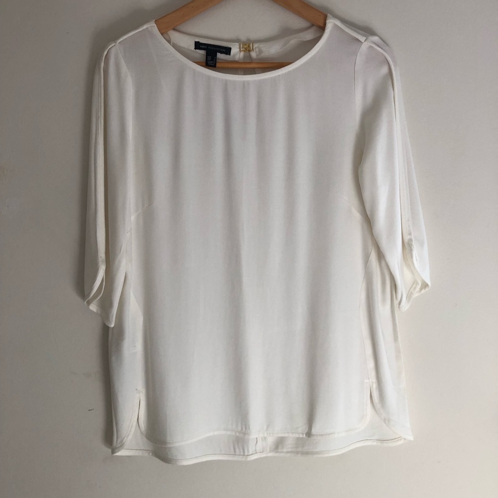 MNG Mango Woman’s White Shirt